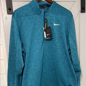 Nike Golf Teal Therma Quarter-Zip Pullover Mens XL